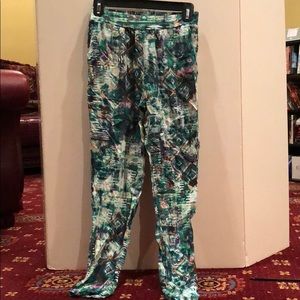 Colorful patterned pants- so comfy!!